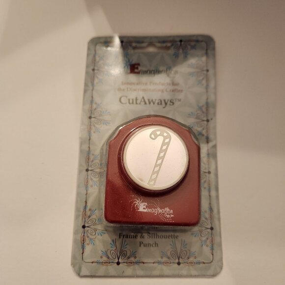 Candy Cane Hole Punch Emagination paper Scrapbook Christmas Holiday - Picture 1 of 6